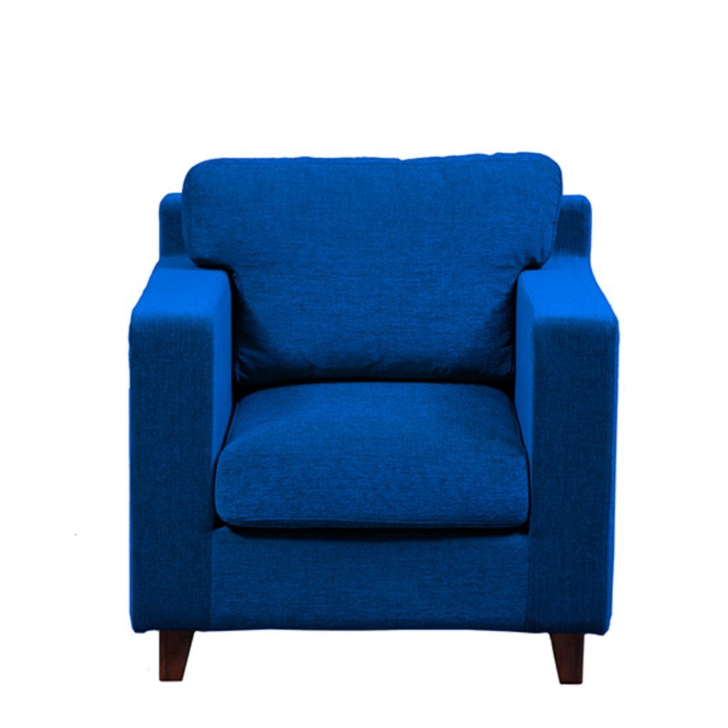 Ribery Fabric Sofa 3Seater (Blue)